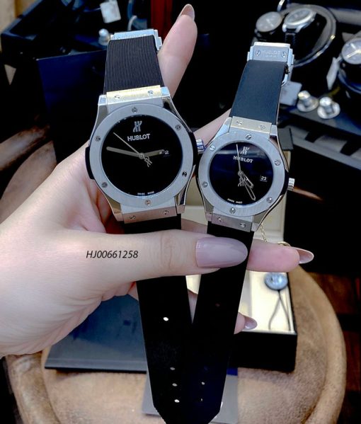 Đồng hồ cặp Hublot Classic Fusion 40 Years Anniversary dây cao su thiên nhiên