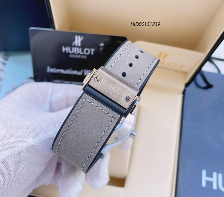 Đồng hồ nam Hublot Classic Fusion máy cơ Automatic dây cao su bọc da
