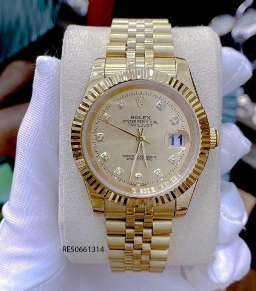 Đồng hồ Cặp Rolex Oyster Perpetual Datejust mạ vàng cao cấp