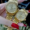 Đồng hồ Cặp Rolex Oyster Perpetual Datejust mạ vàng cao cấp giá rẻ