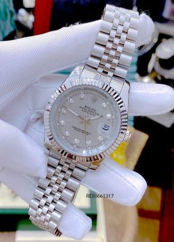 Đồng hồ Cặp Rolex Oyster Perpetual Datejust mặt xám cao cấp giá rẻ