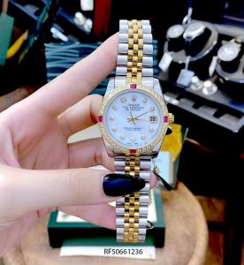 Đồng hồ Rolex Oyster Perpetual Datejust nữ dây demi cao cấp