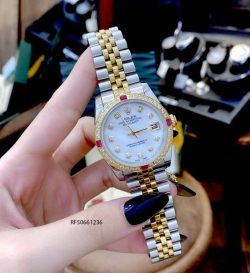 Đồng hồ Rolex Oyster Perpetual Datejust nữ dây demi cao cấp