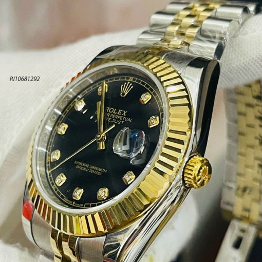 Đồng hồ Rolex Nam máy cơ automatic dây kim loại Demi