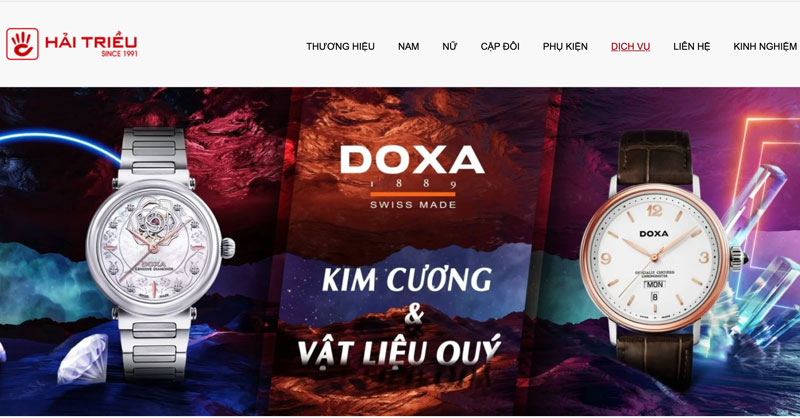 Cửa hàng đồng hồ hải triều, thương hiệu đồng hồ chính hãng hàng đồng Việt Nam