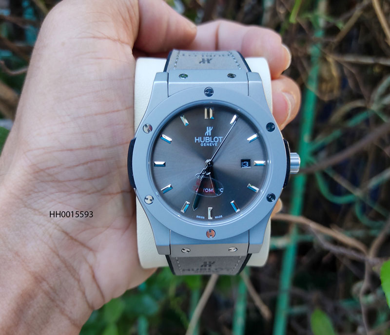 Đồng hồ Hublot nam Genever Classic Fusion lộ máy cơ tự động cao cấp