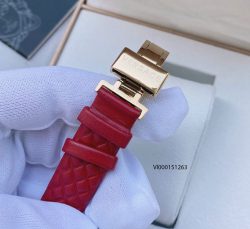 Đồng hồ Versace Mini Vanitas Micro Analog Display Swiss Quartz Red máy thụy sĩ