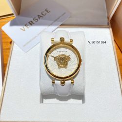 Đồng hồ Versace Palazzo Empire Barocco nữ dây da màu trắng