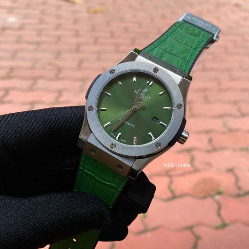 Đồng hồ Hublot Classic Fusion Nam Automatic xanh lá cây cao cấp