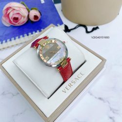 Đồng hồ Versace Nữ Revive VAI220016 dây da thật cao cấp màu đỏ