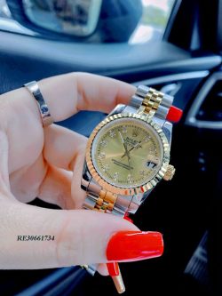Đồng hồ Rolex Nữ Oyster Datejust dây demi cao cấp