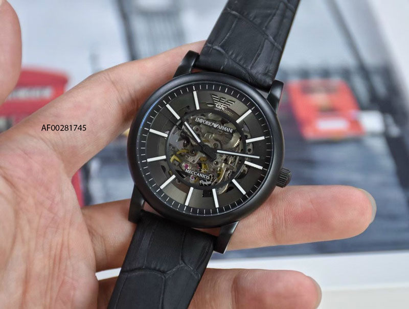 Đồng hồ Emporio Armani nam máy cơ dây da giá rẻ
