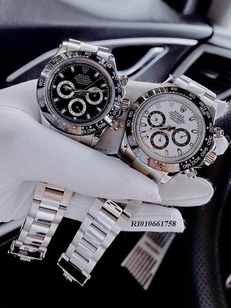 Đồng hồ Rolex Daytona nam máy cơ Automatic Nhật dây thép không gỉ màu bạc